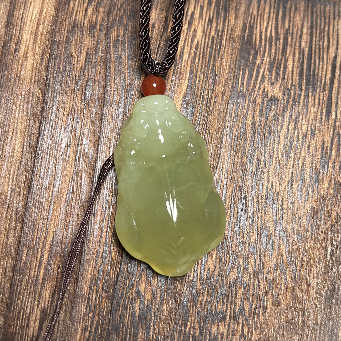 岫玉貔貅吊坠挂件