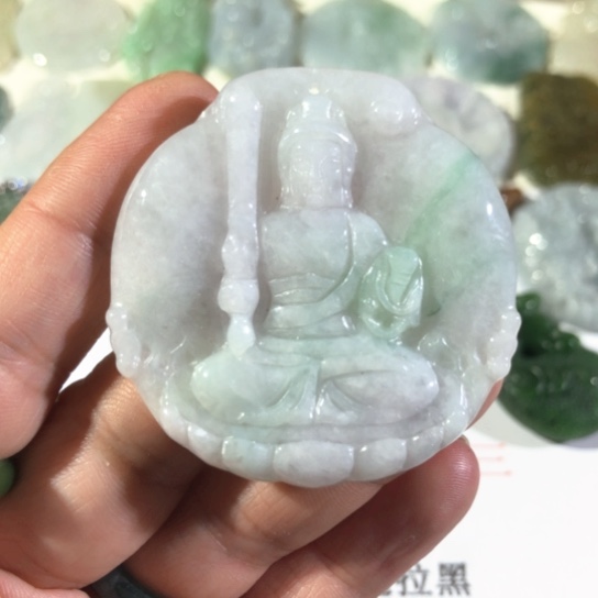 颈饰未镶嵌翡翠直播福利