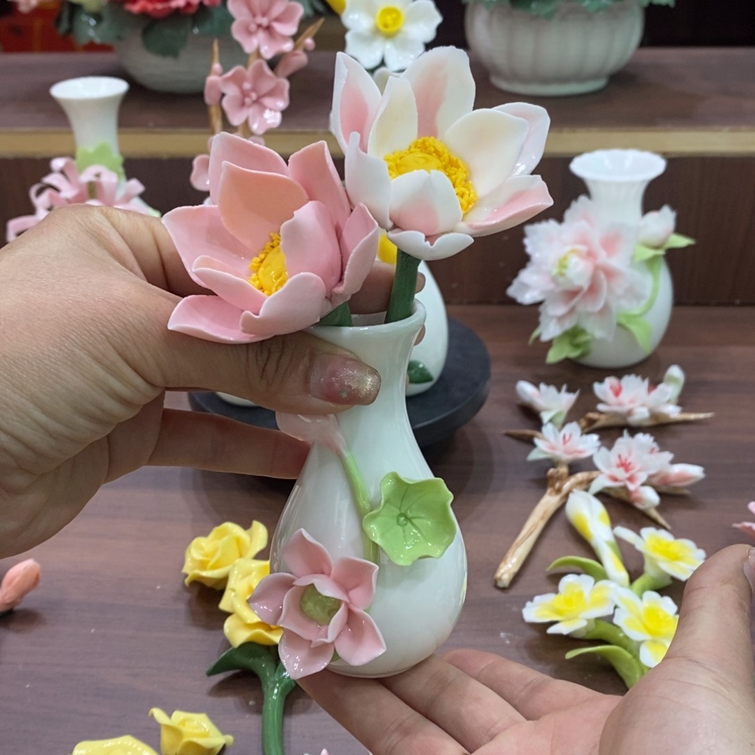 瓷片陶瓷工艺品摆件