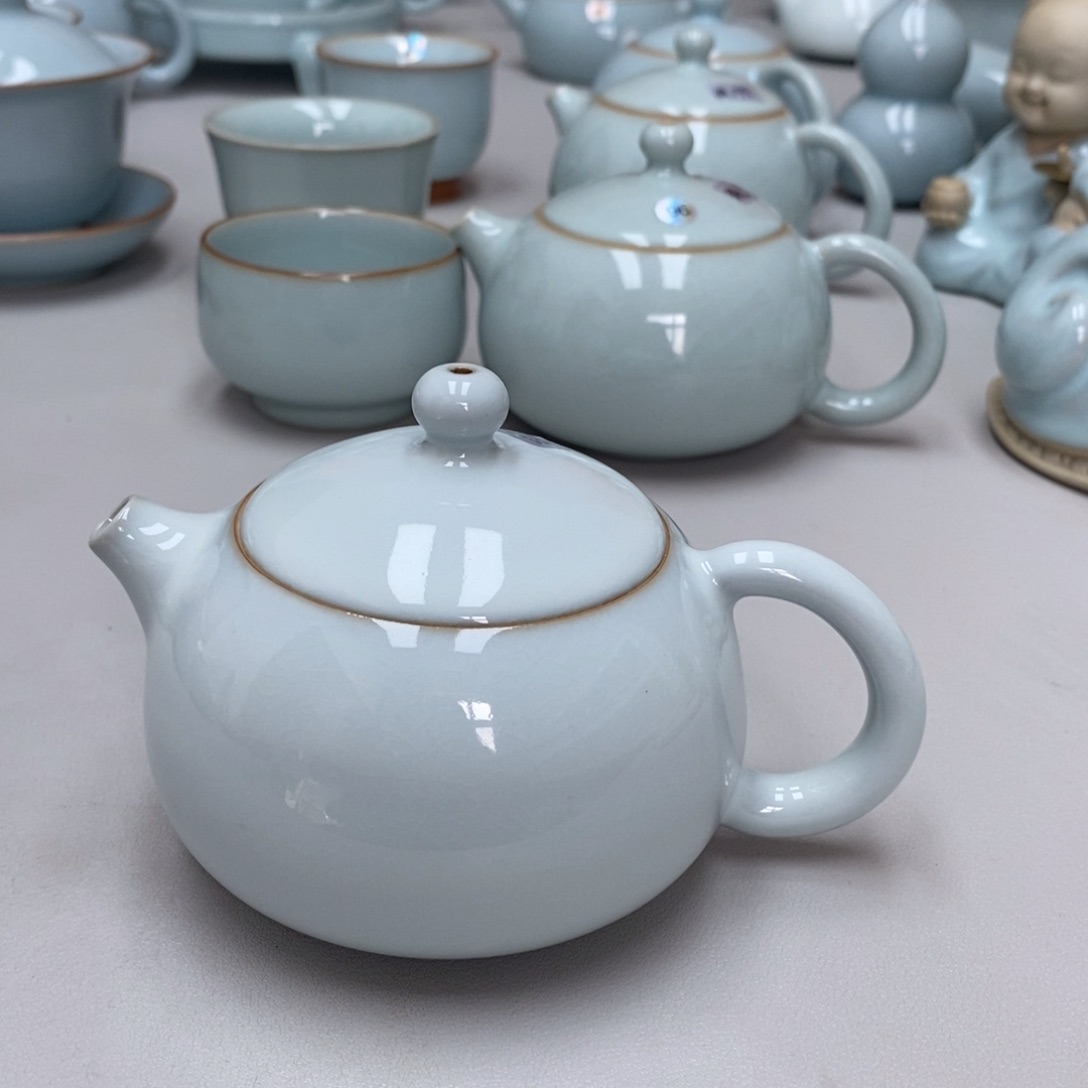 无*谓赵琳月白西施壶微瑕无礼盒