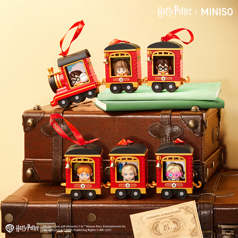 MINISO名创优品哈利·波特系列霍格沃茨特快列车盲盒挂件