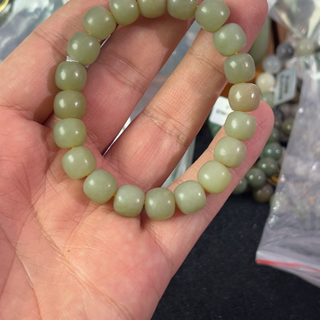 和田玉未镶嵌手链713号和田玉手链