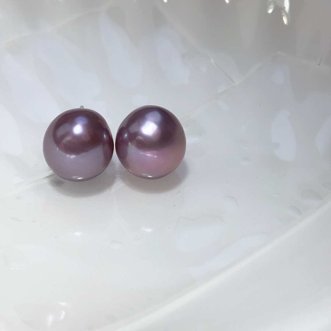 淡水珍珠耳饰未镶嵌