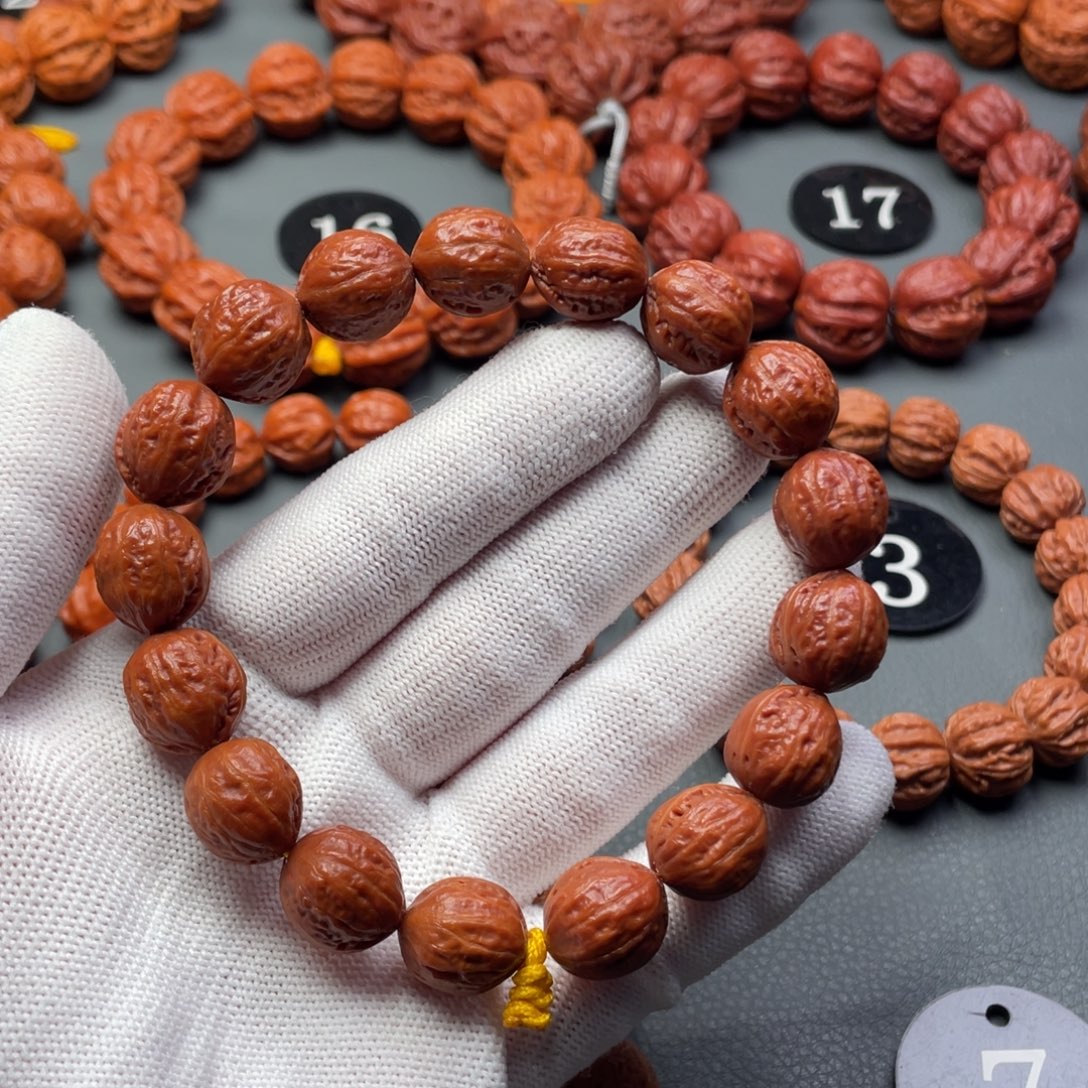 手串文玩核桃野生核桃小枣型秋子手持