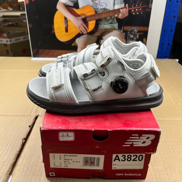 A3820 NEW BALANCE SDL900RW 41.5码凉鞋直播微瑕疵 无售后舒适