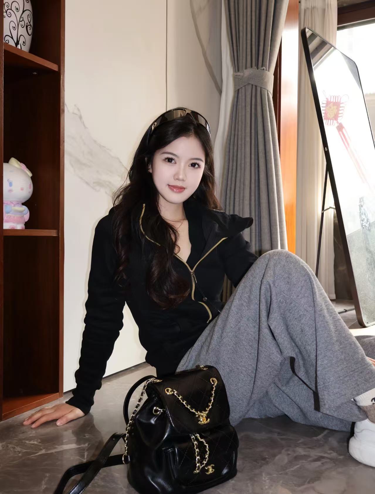 【虎牙专属】连帽加绒拉链卫衣外套