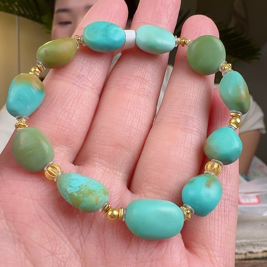 绿松石珠宝奇石未镶嵌