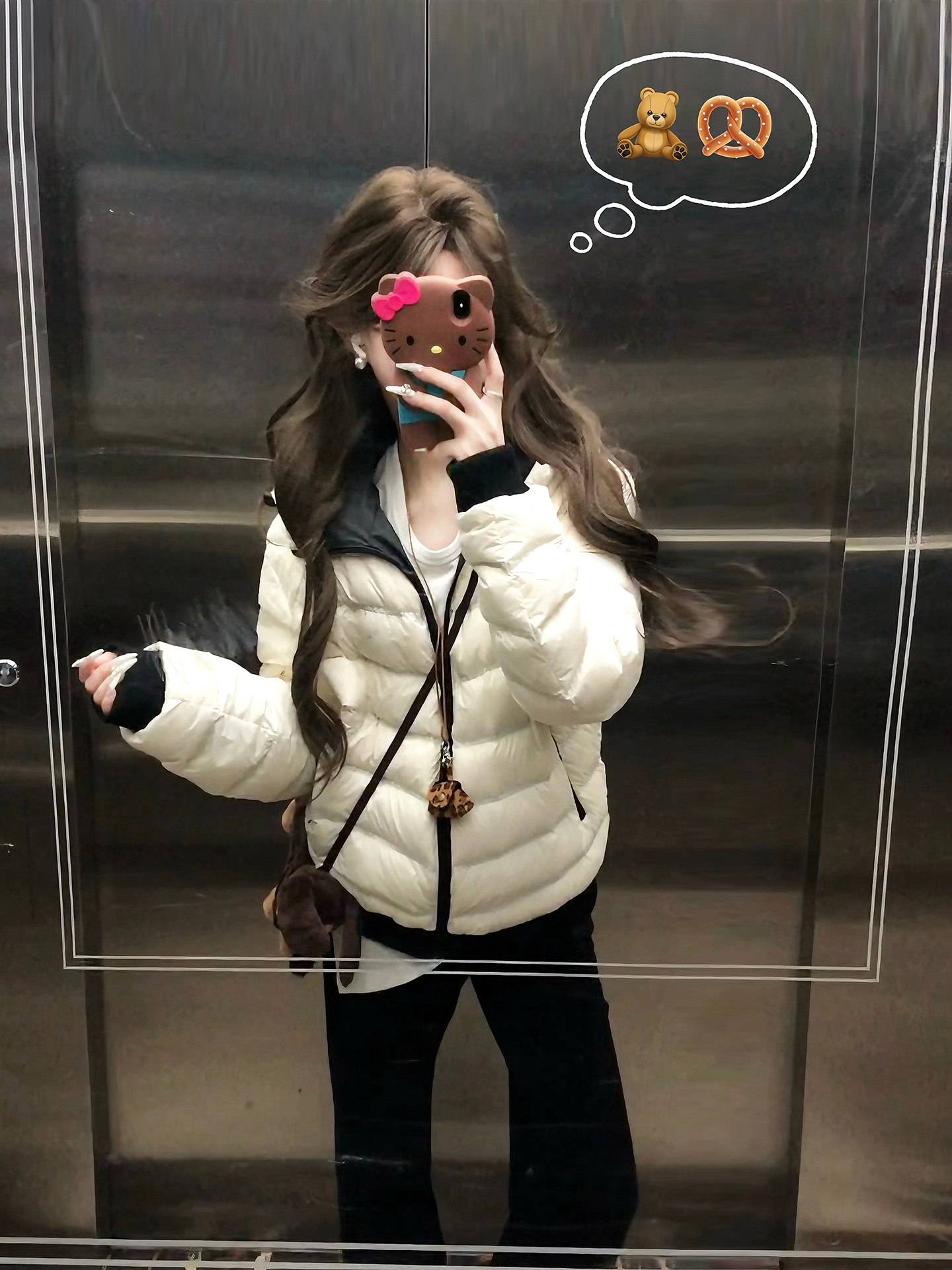 排骨棉服女2025新款保暖棉衣超好看韩系小个子棉袄冬季厚外套