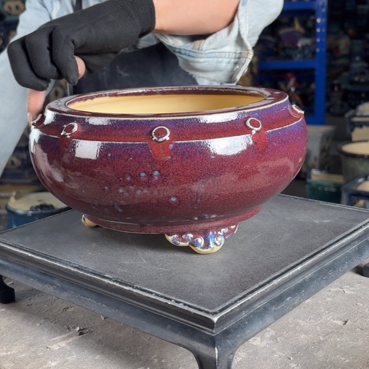 一风堂石湾花盆 内19*10