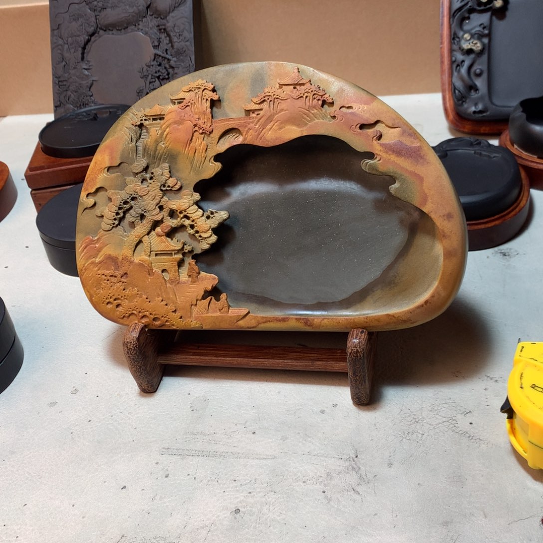 济源坑金皮籽料山水