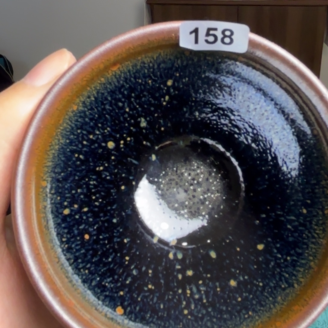 打***强茶盏小强哥微瑕建盏主人杯