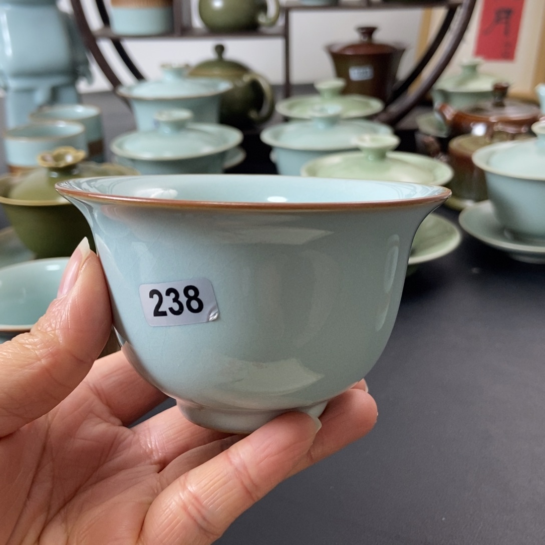 @***钟微瑕天青釉碗福利款11