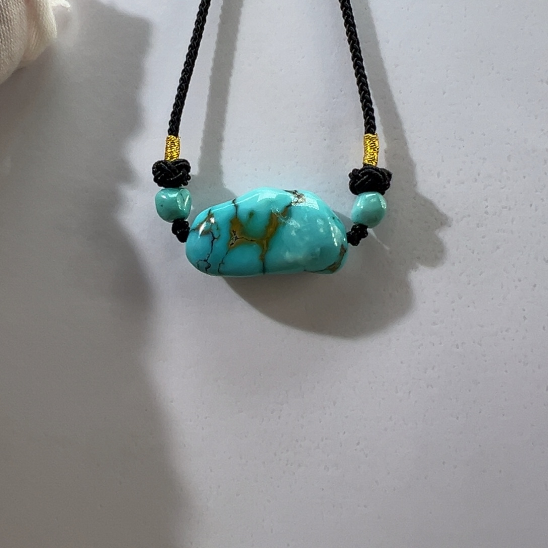 绿松石未镶嵌挂件