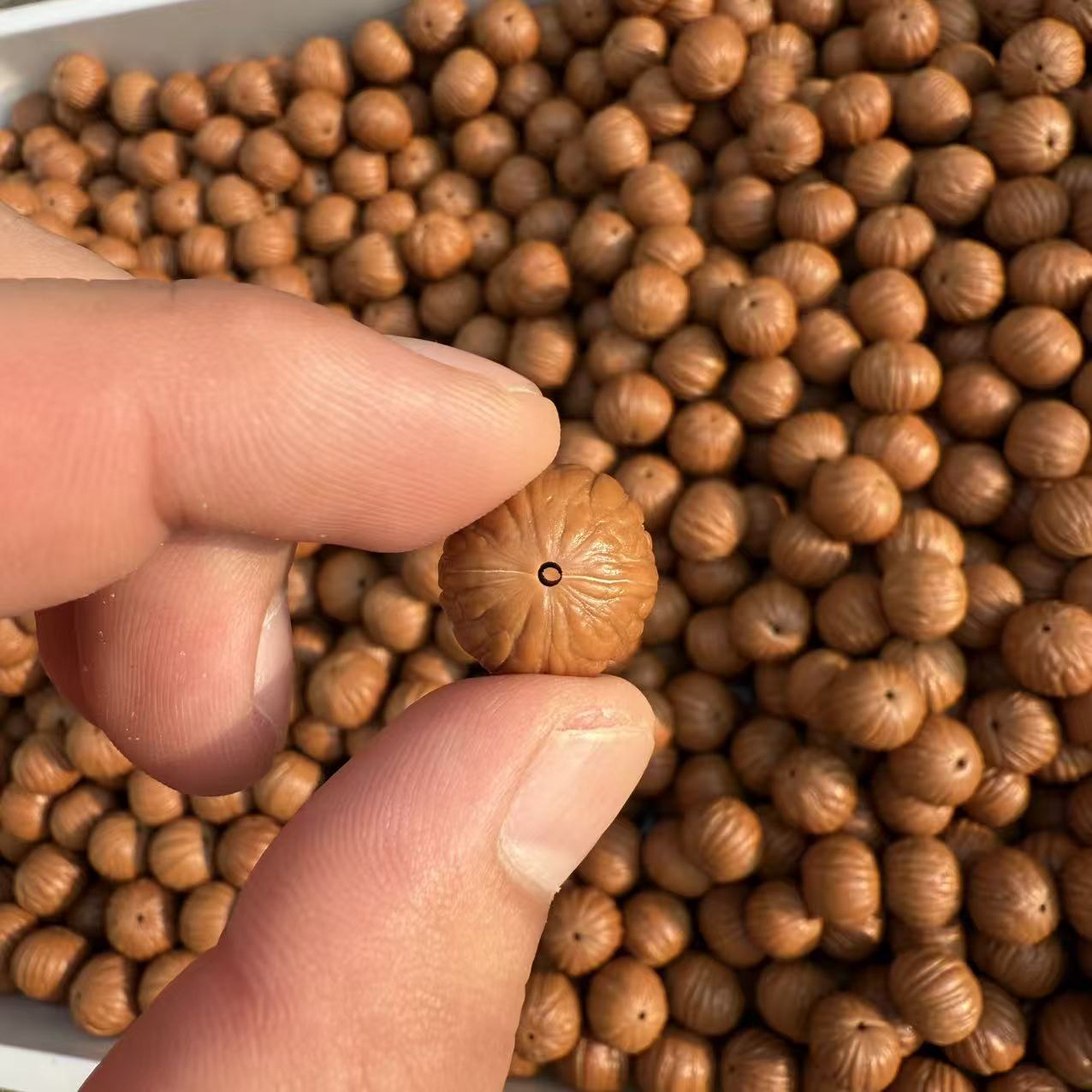 罕见12mm尺寸土豪散籽猴头手串手持脖挂