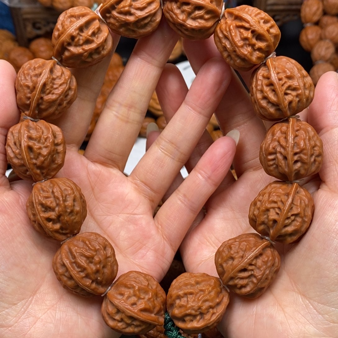 桃核手串小火焰八棱