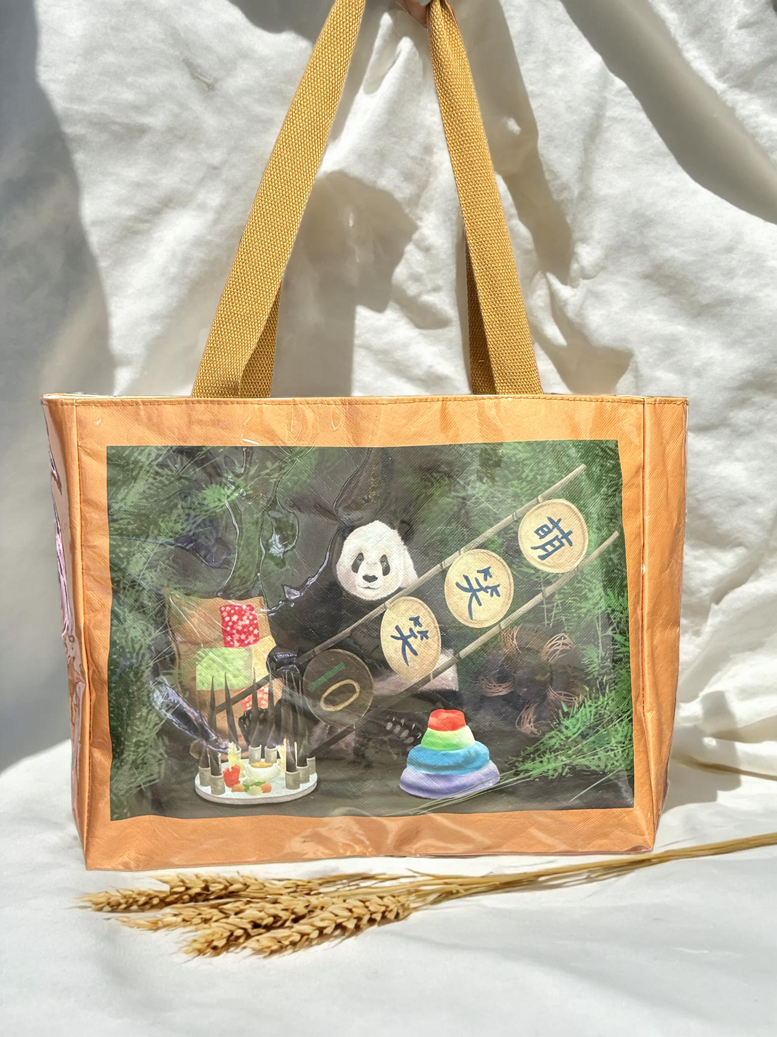 萌二生日纪念款长肩带PVC杜邦纸透明防水果冻包上班通勤旅单肩包