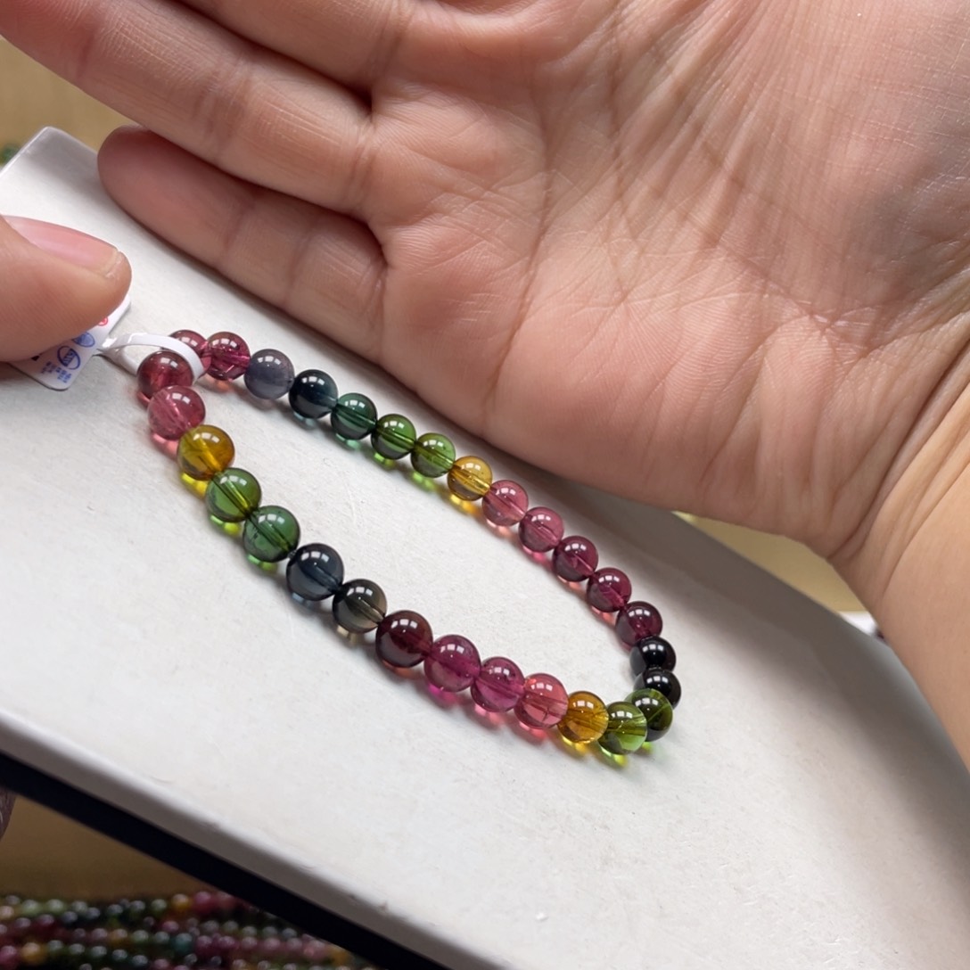 碧玺手串未镶嵌6mmmmmmmmmmmmmmmmmmm