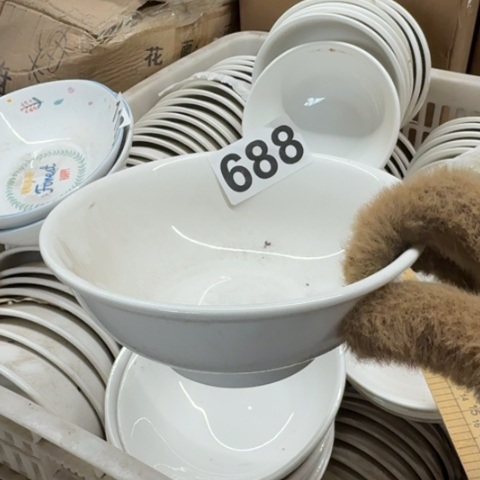 泥塑遐思品碗4只遐思啊