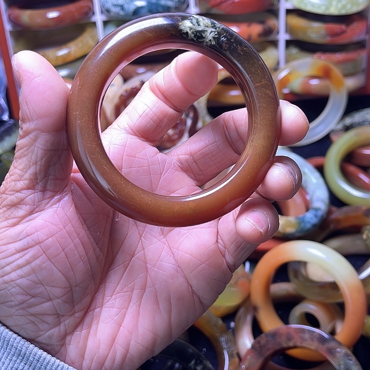 蛇纹石玉合金手镯