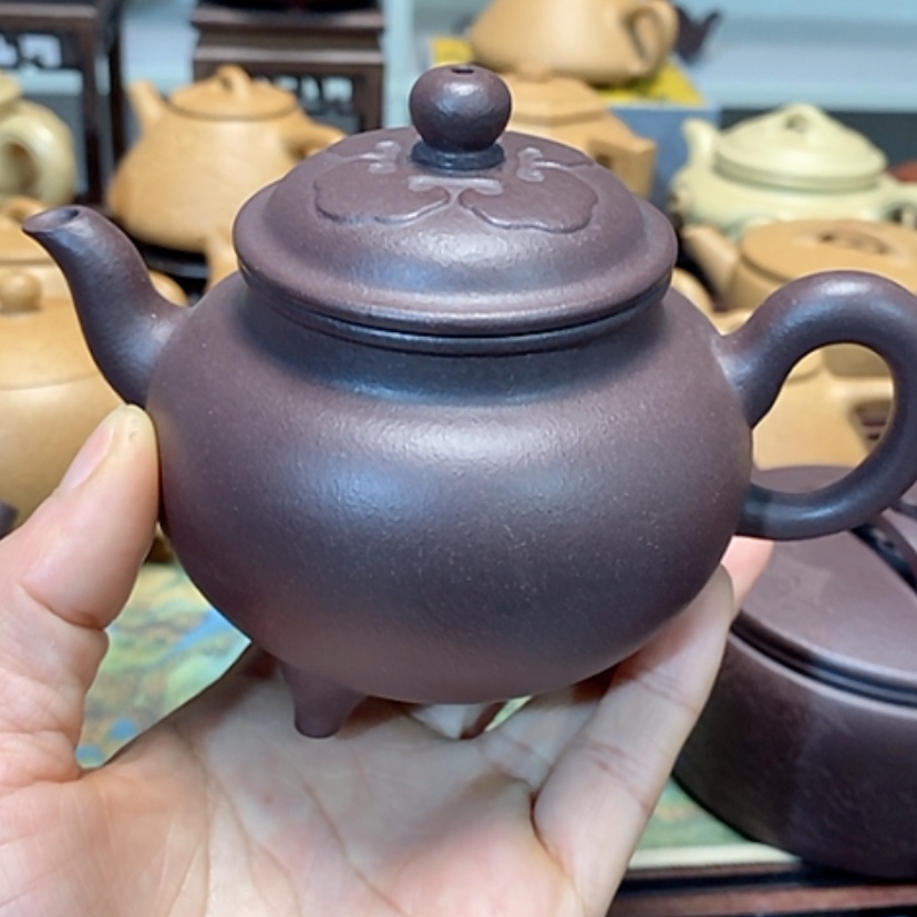 【闪购商品】紫砂茶壶天青泥半手工清仓