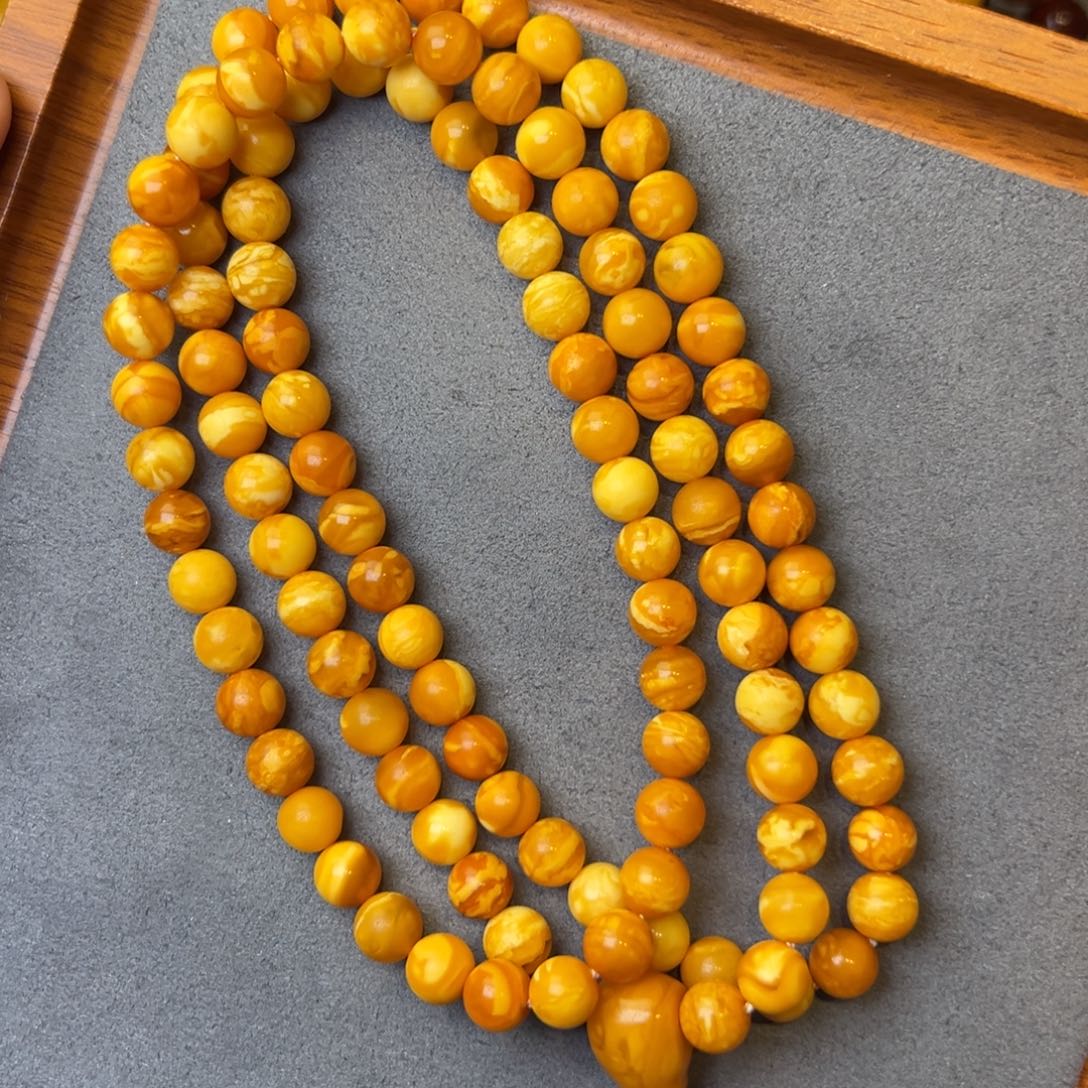 蜜蜡未镶嵌吊坠(不含链)