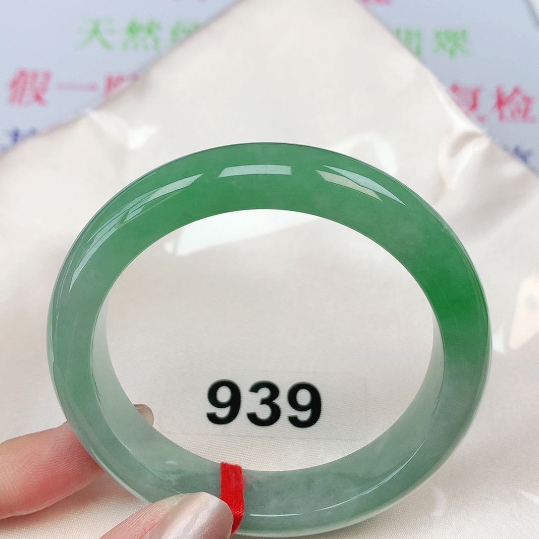 翡翠未镶嵌手镯52 52 52