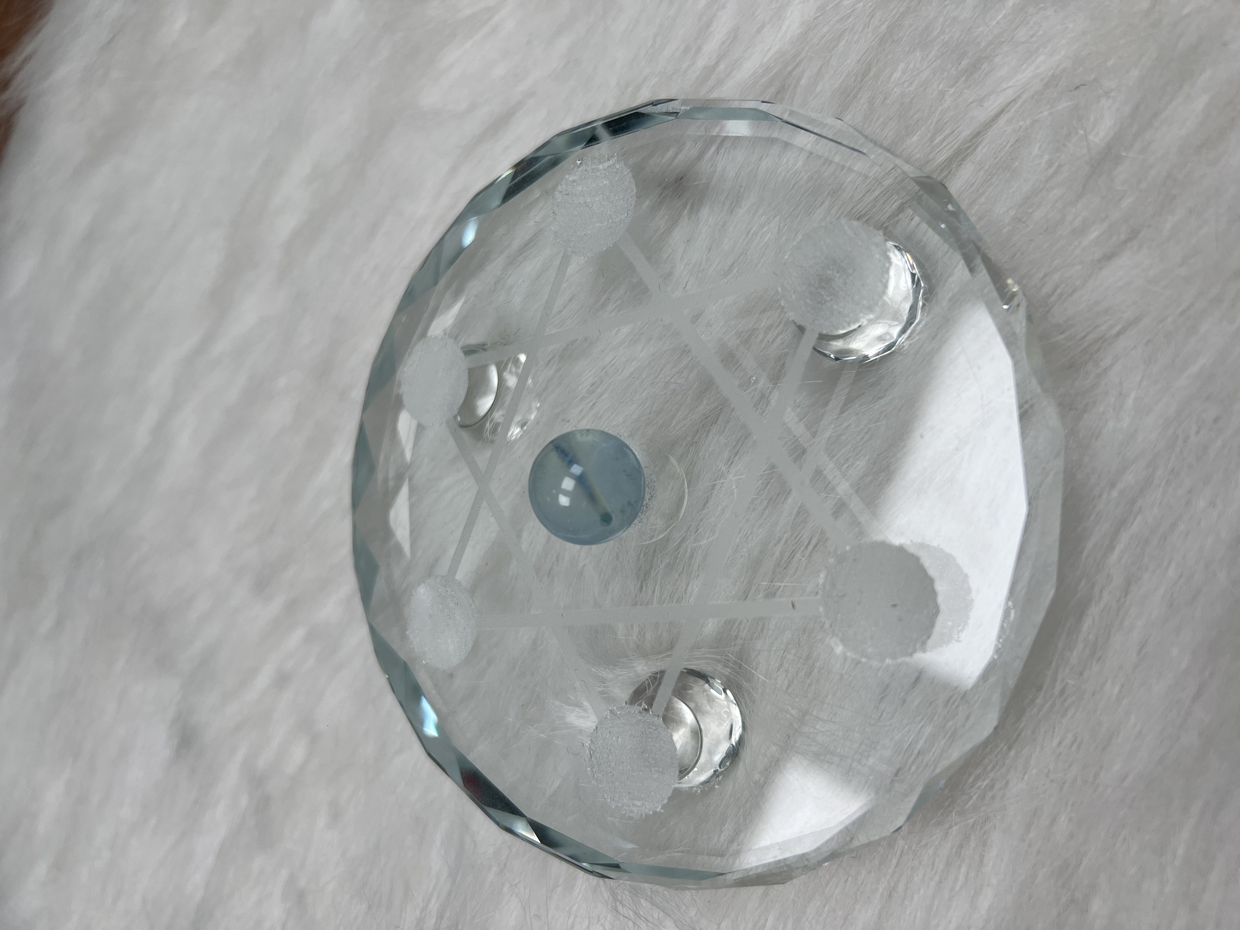 【卓卓114】海蓝宝diy单珠14mm（多样性发其一）