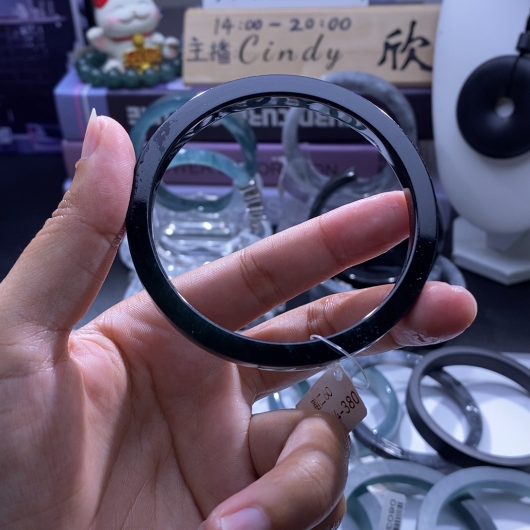 定制翡翠未镶嵌成品买断黑乌鸡60