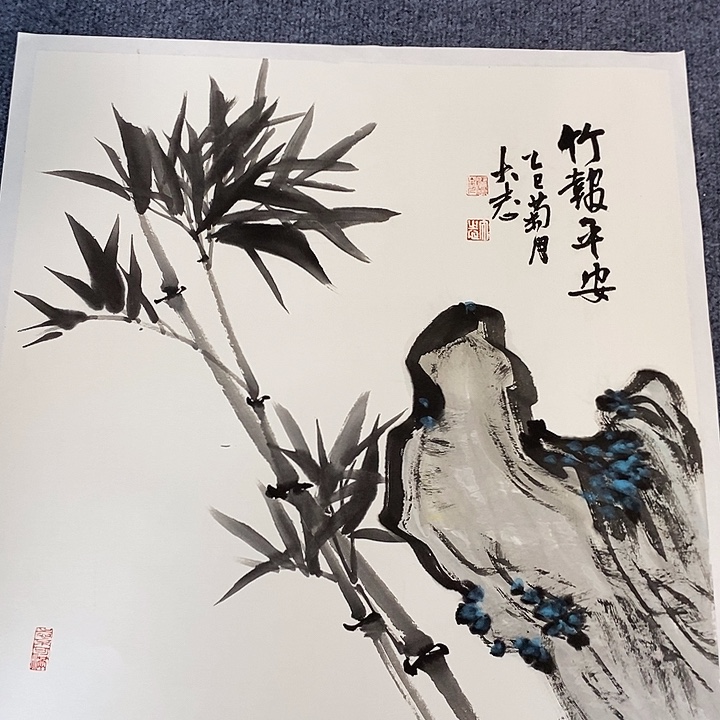 国画纯手绘国画写意作品50*50