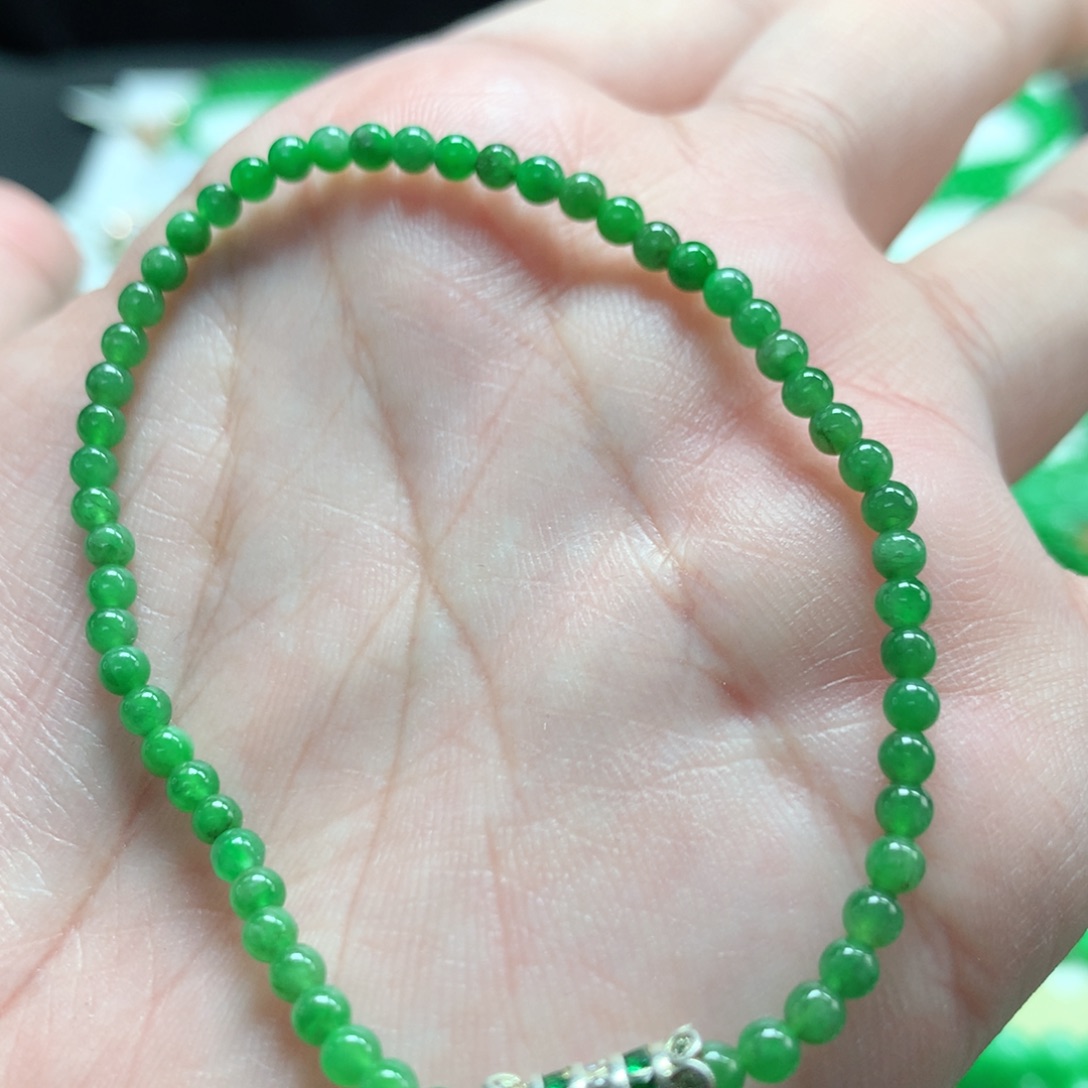翡翠未镶嵌手链翡翠