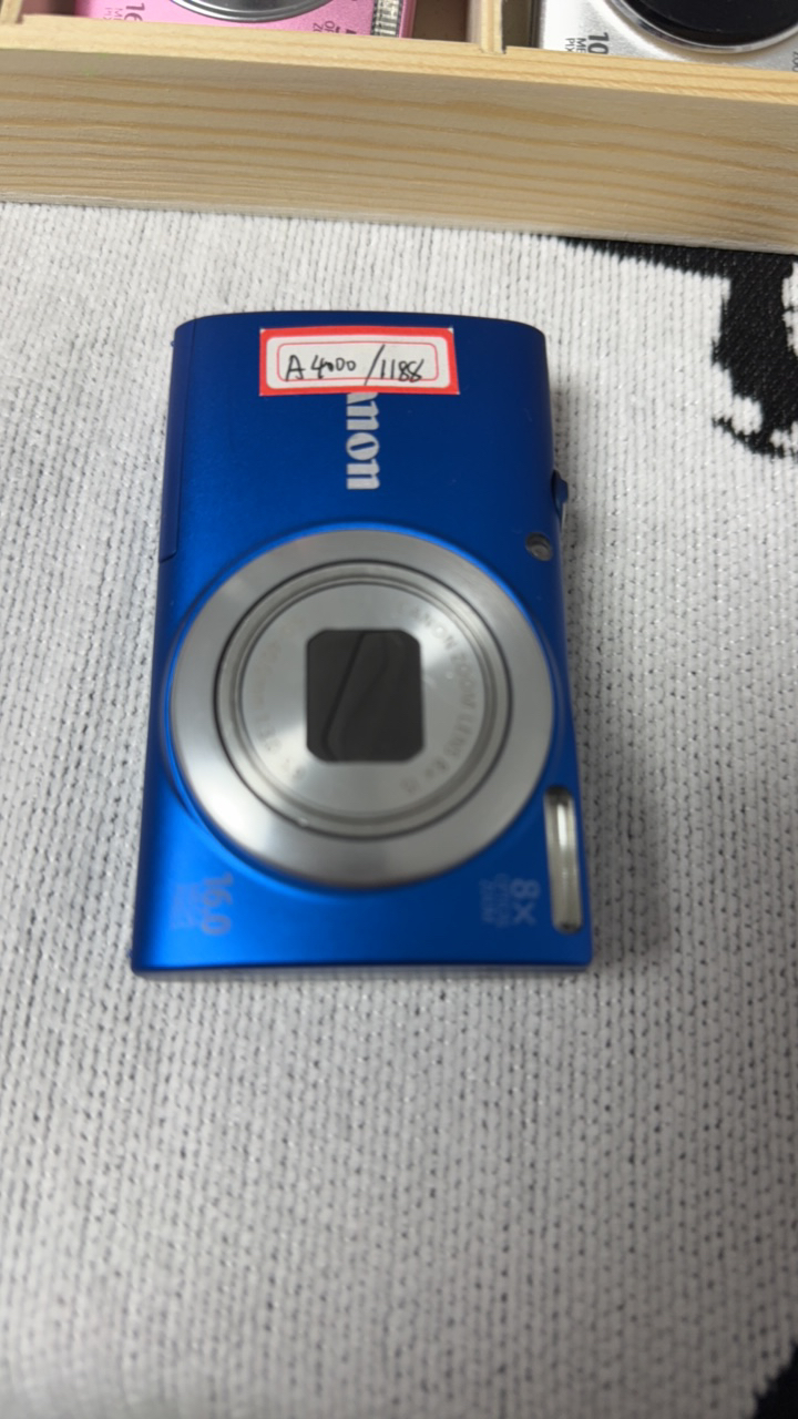 95新  佳能A4000蓝色相机1610万像素8倍光学变焦氛围感