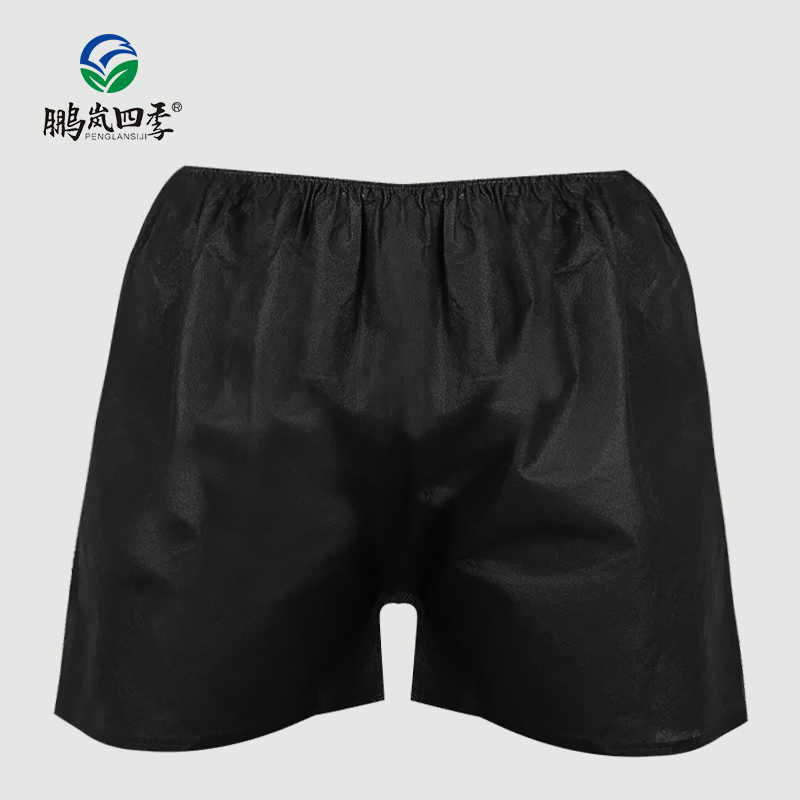 男士一次性平角短裤加厚加大不透用于足浴美容桑拿汗蒸桑拿裤