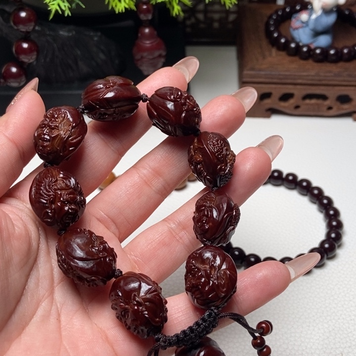 核桃手串/手链大*家橄榄核手串