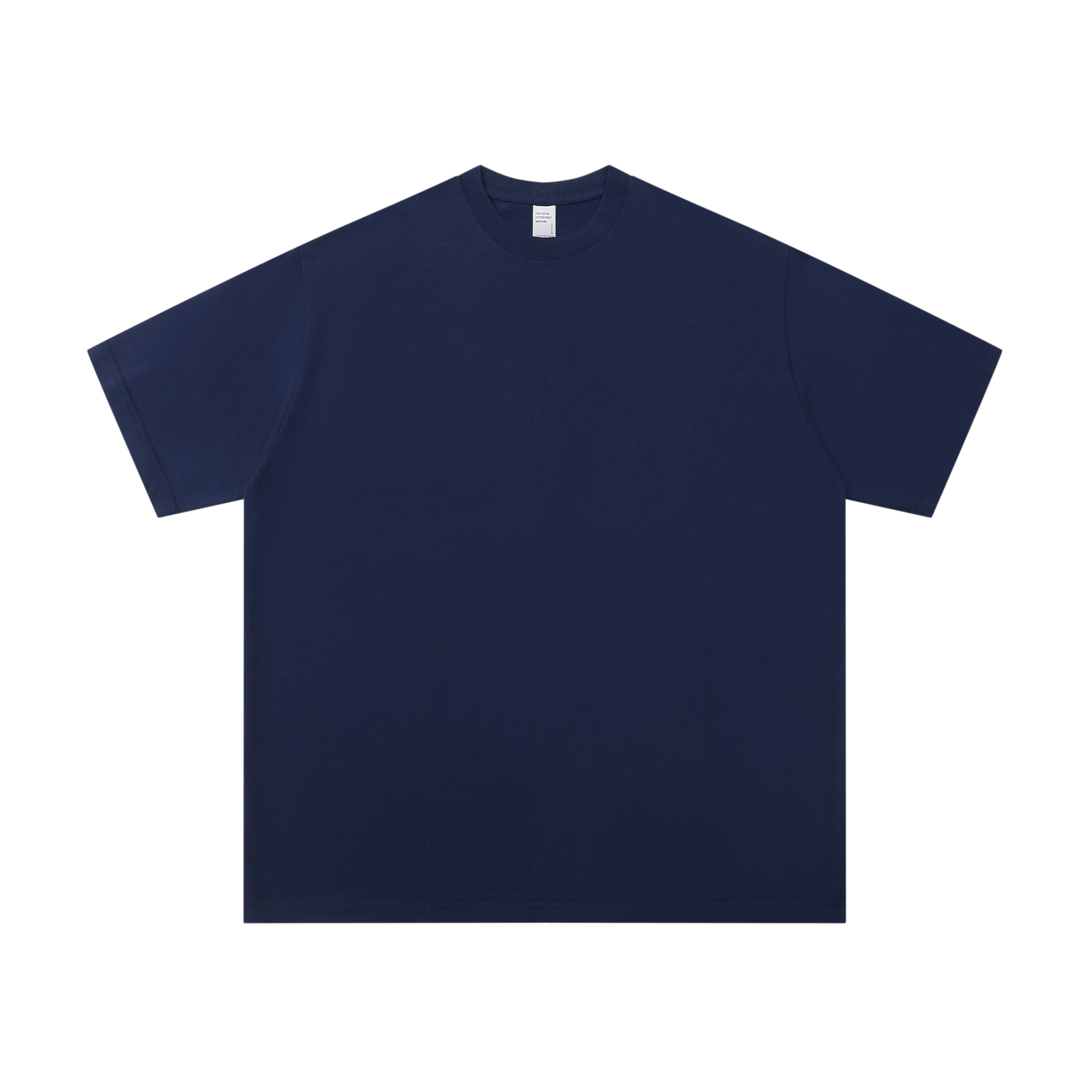 QZZ定制！大版宽松纯棉双纱26织短袖T恤