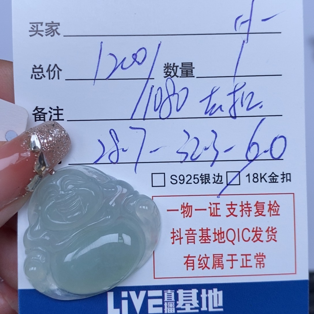 翡翠颈饰未镶嵌H****a天然