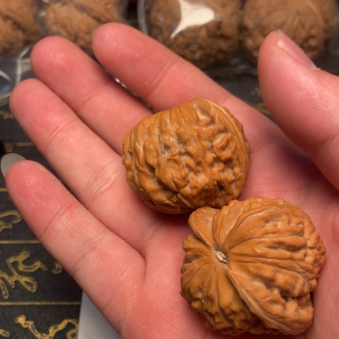 文玩核桃把件G*磨盘