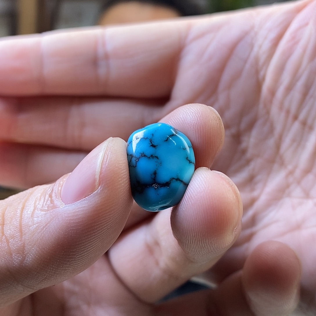 念***盐绿松石未镶嵌随型