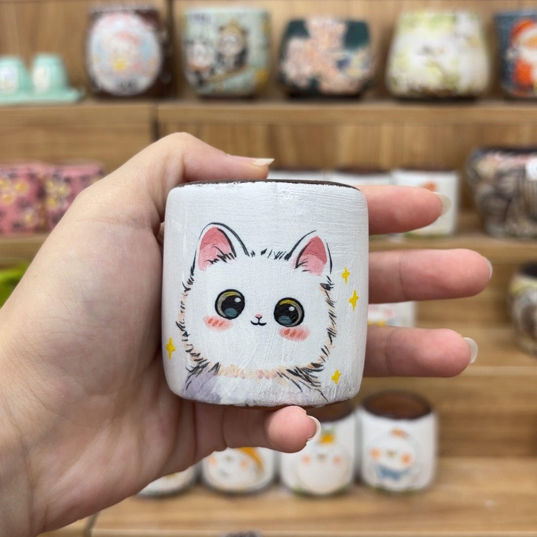 艺****123445677899手绘花盆