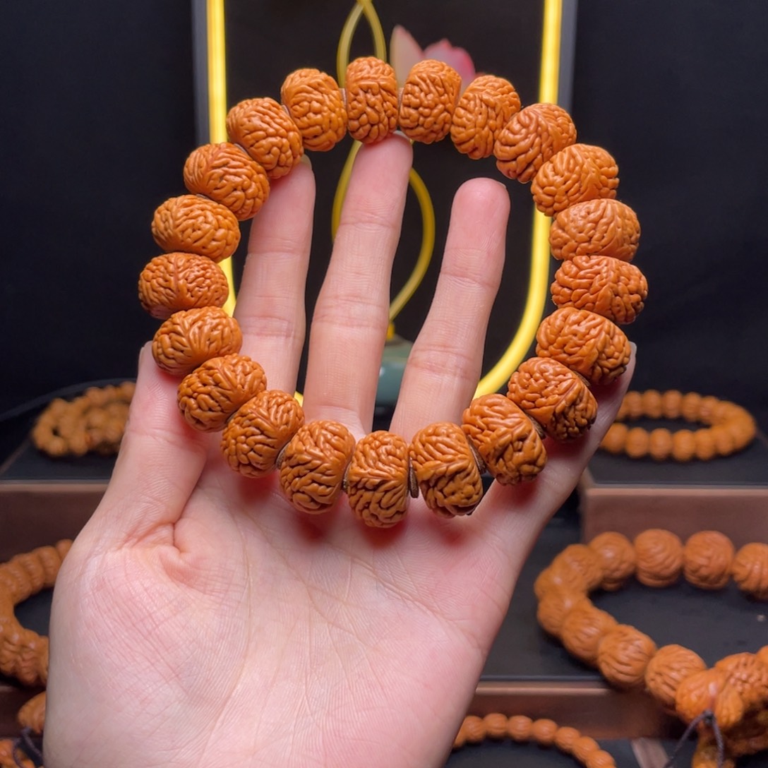 手串桃核龙纹桃核麒麟