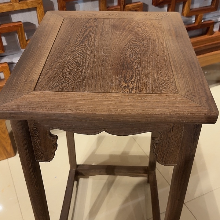 木（非红木类）落地款白胚鸡翅木小几1个