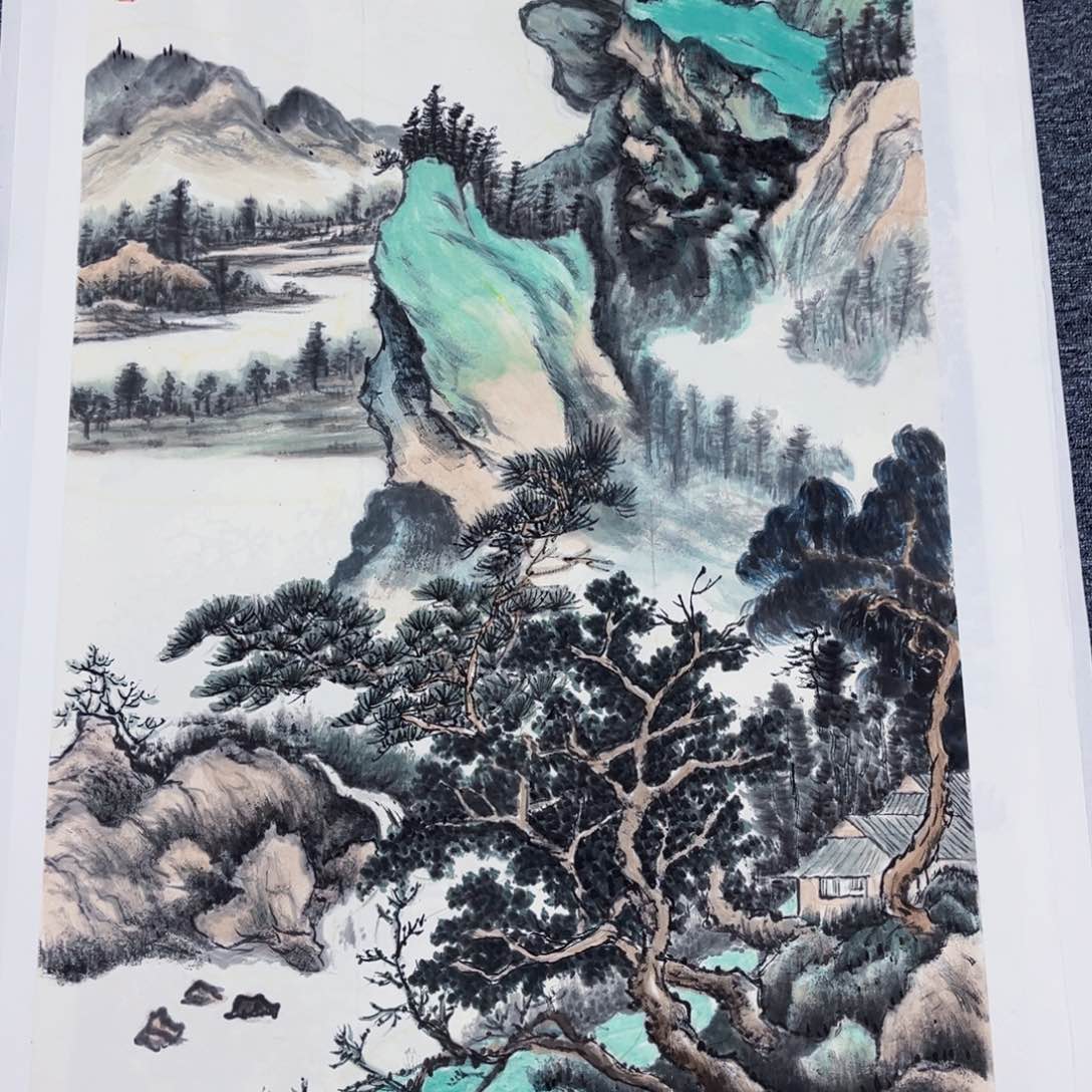 国画绘画刘老师寻亲140.70