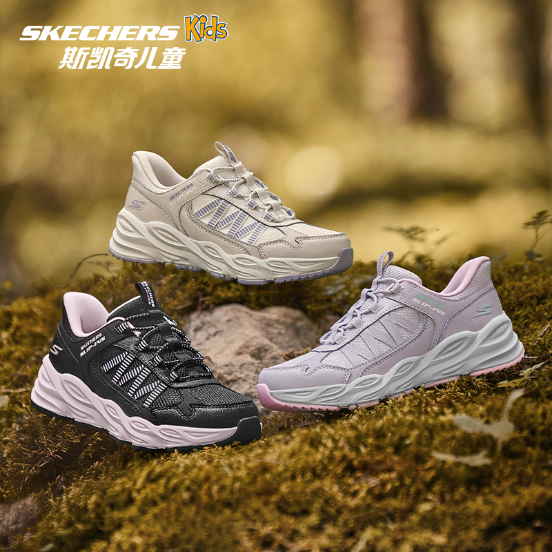 【山丘】秋冬新款斯凯奇儿童舒适防滑户外运动鞋闪穿运动鞋319080L