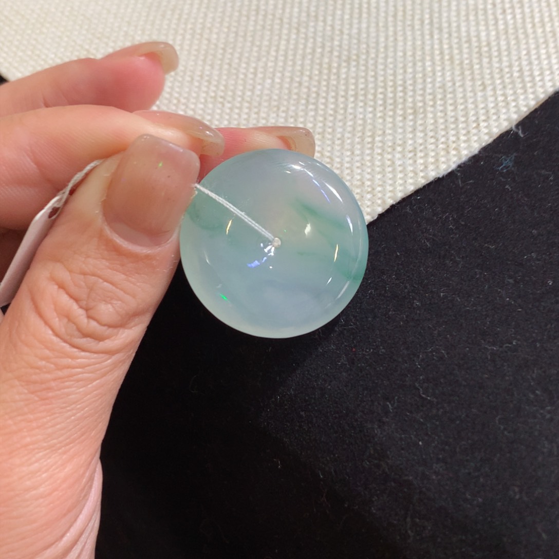 颈饰未镶嵌翡翠天然翡翠