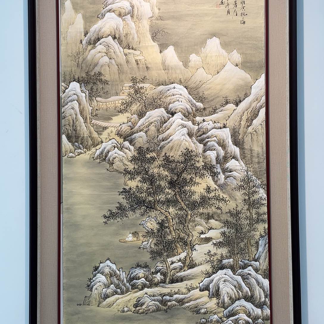 国画凌行志手绘作品