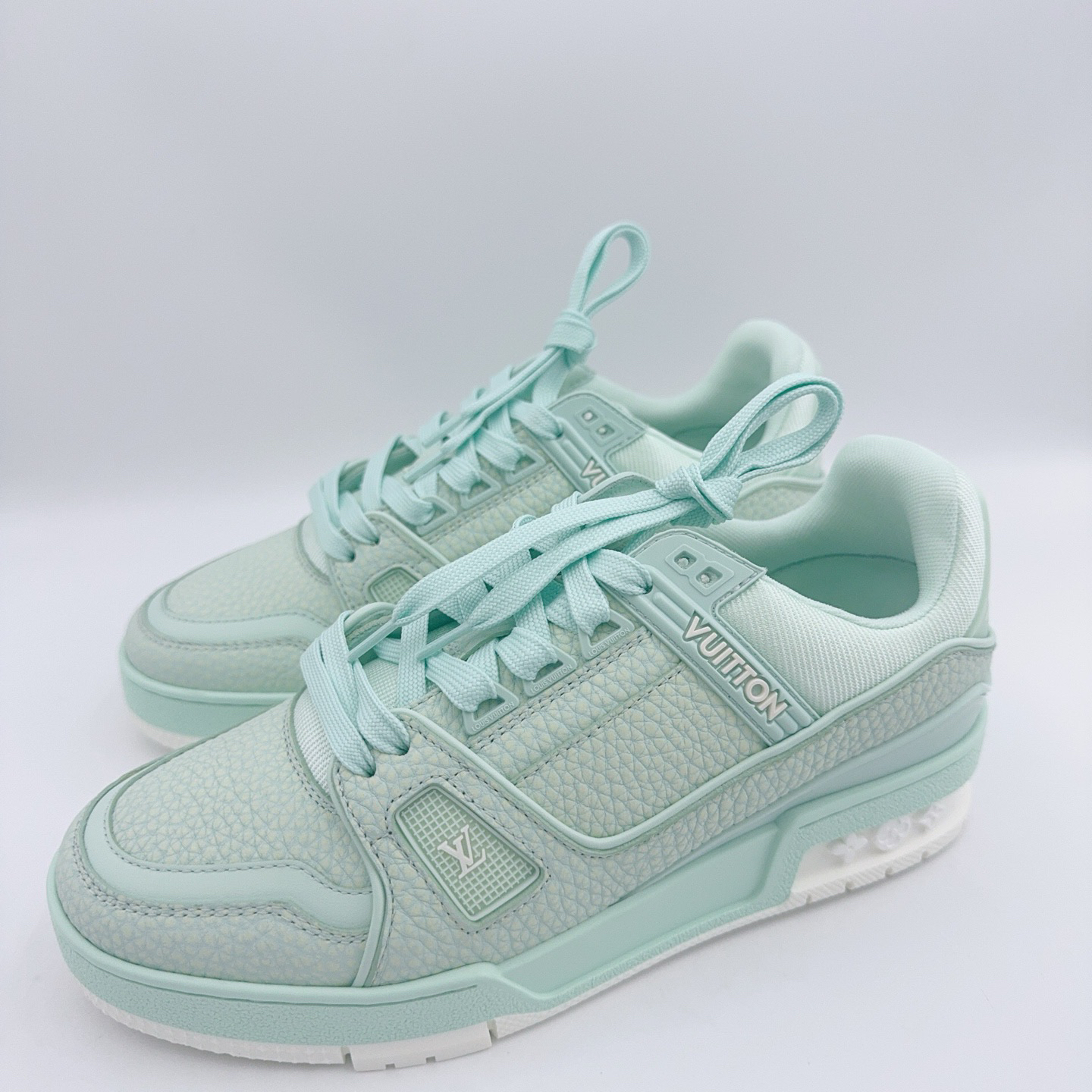 99新 LouisVuitton/路易威登 36.5码/25年薄荷绿联名trainer/ 