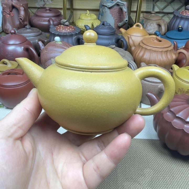 茶壶紫砂紫砂壶黄金段水平200cc