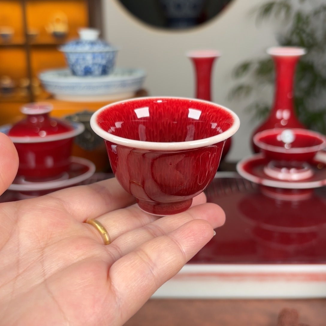 摆件景德镇高温原矿釉