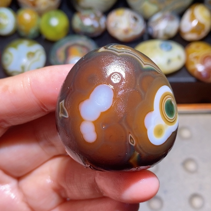未镶嵌玛瑙/玉髓珠宝半成品14