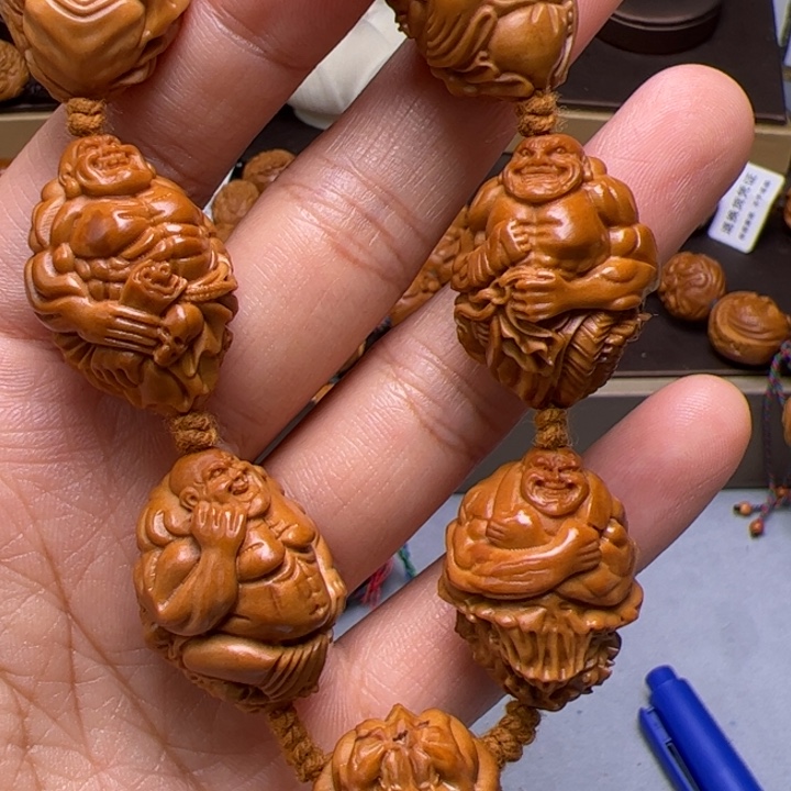 乐***爷橄榄核手串/手链橄榄核