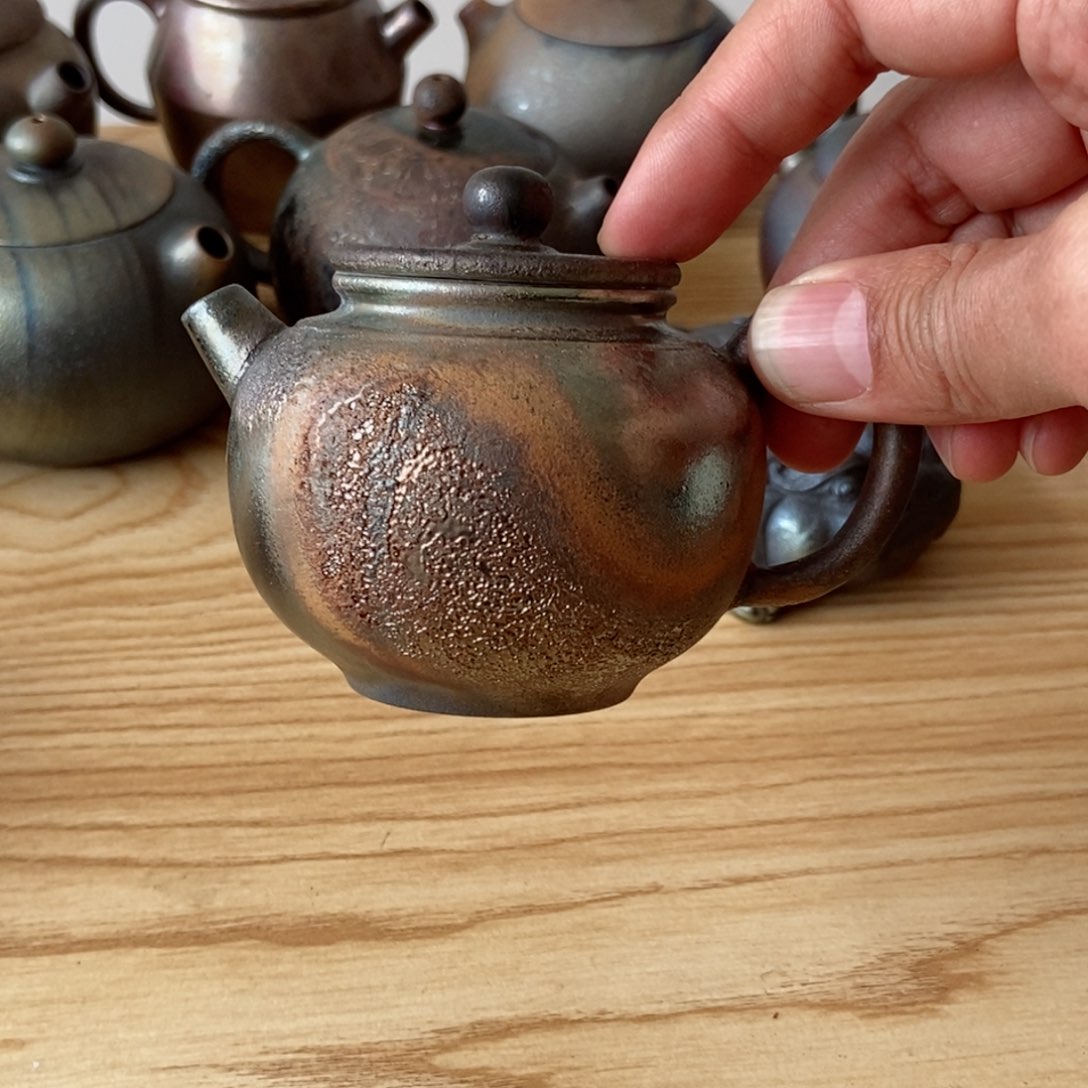 建水紫陶柴烧茶具